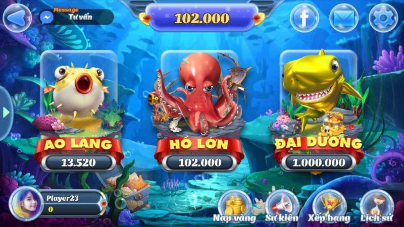 Hồ Lớn mức cược trung bình từ 10.000 đến 100.000 đồng 
